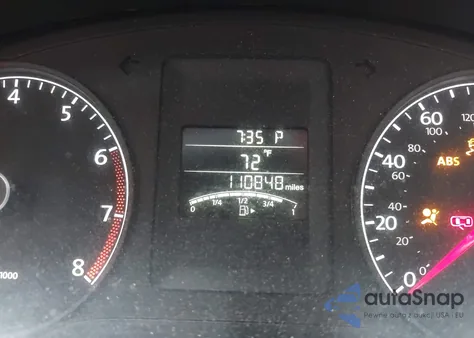 2013 Volkswagen Jetta 2.0L S из США, поврежденный, VIN 3VW2K7AJXDM247321